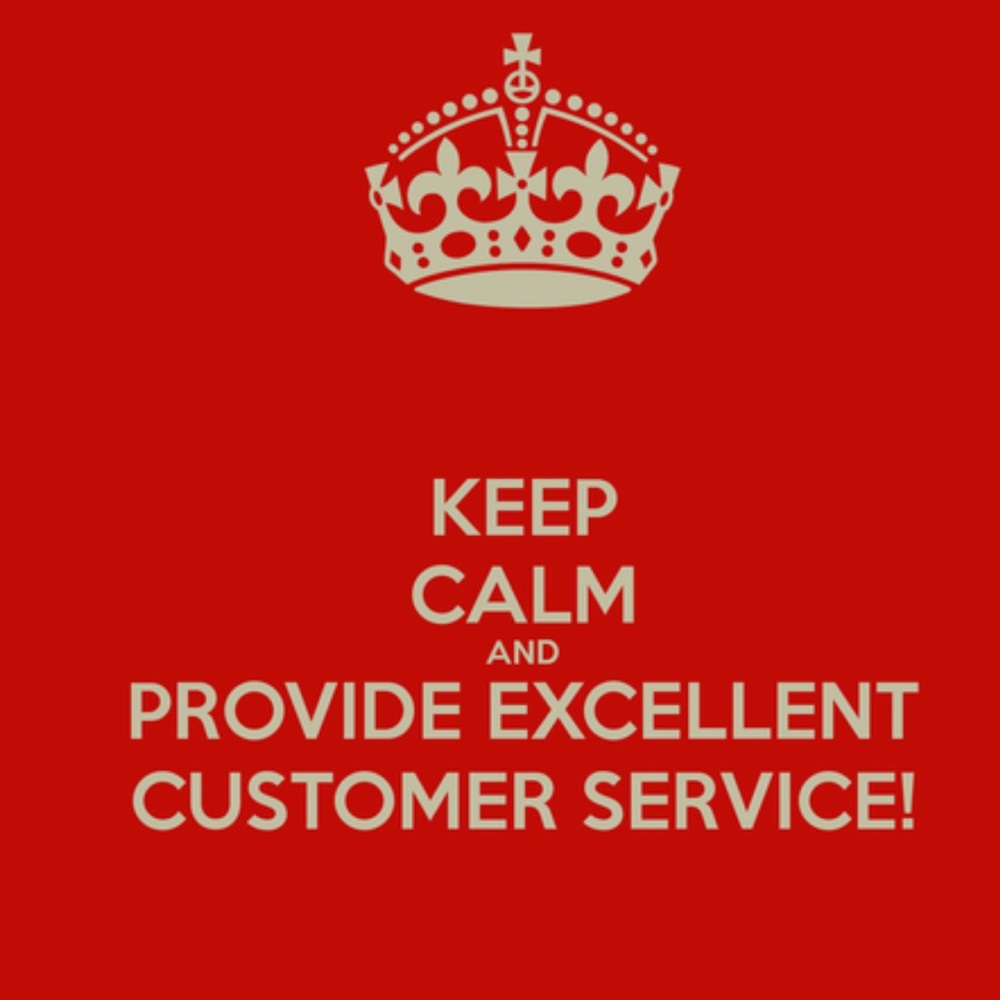 I provide excellent customer service